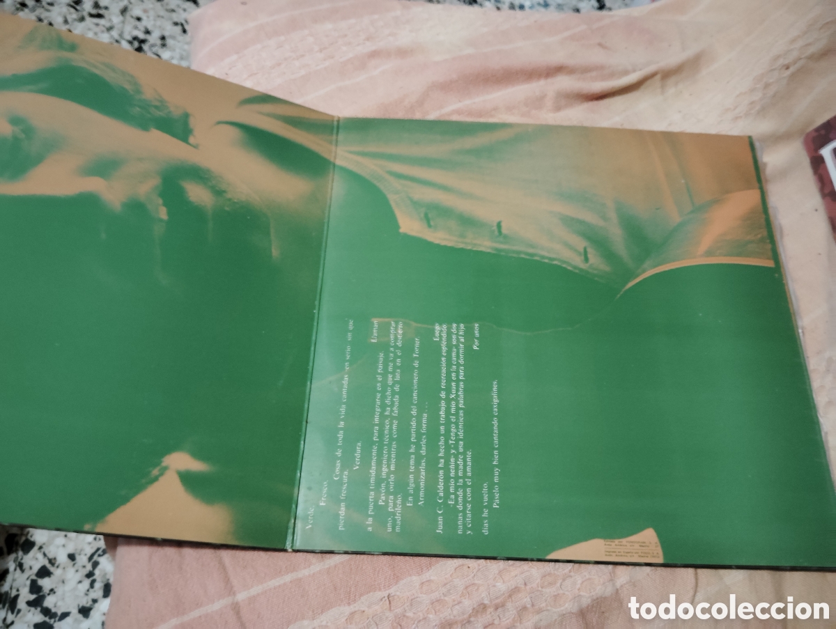 Discos de vinilo: VICTOR MANUEL - VERDE ( 1973 ) - Foto 2