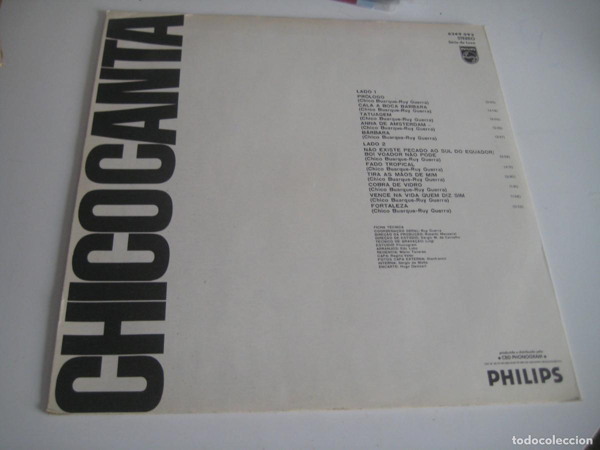 Discos de vinilo: Chico Buarque - Chico canta LP 1973 - Foto 2