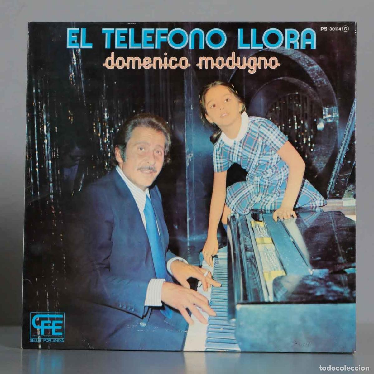 Discos de vinilo: LP. Domenico Modugno &ndash; El tel&eacute;fono llora - Foto 1