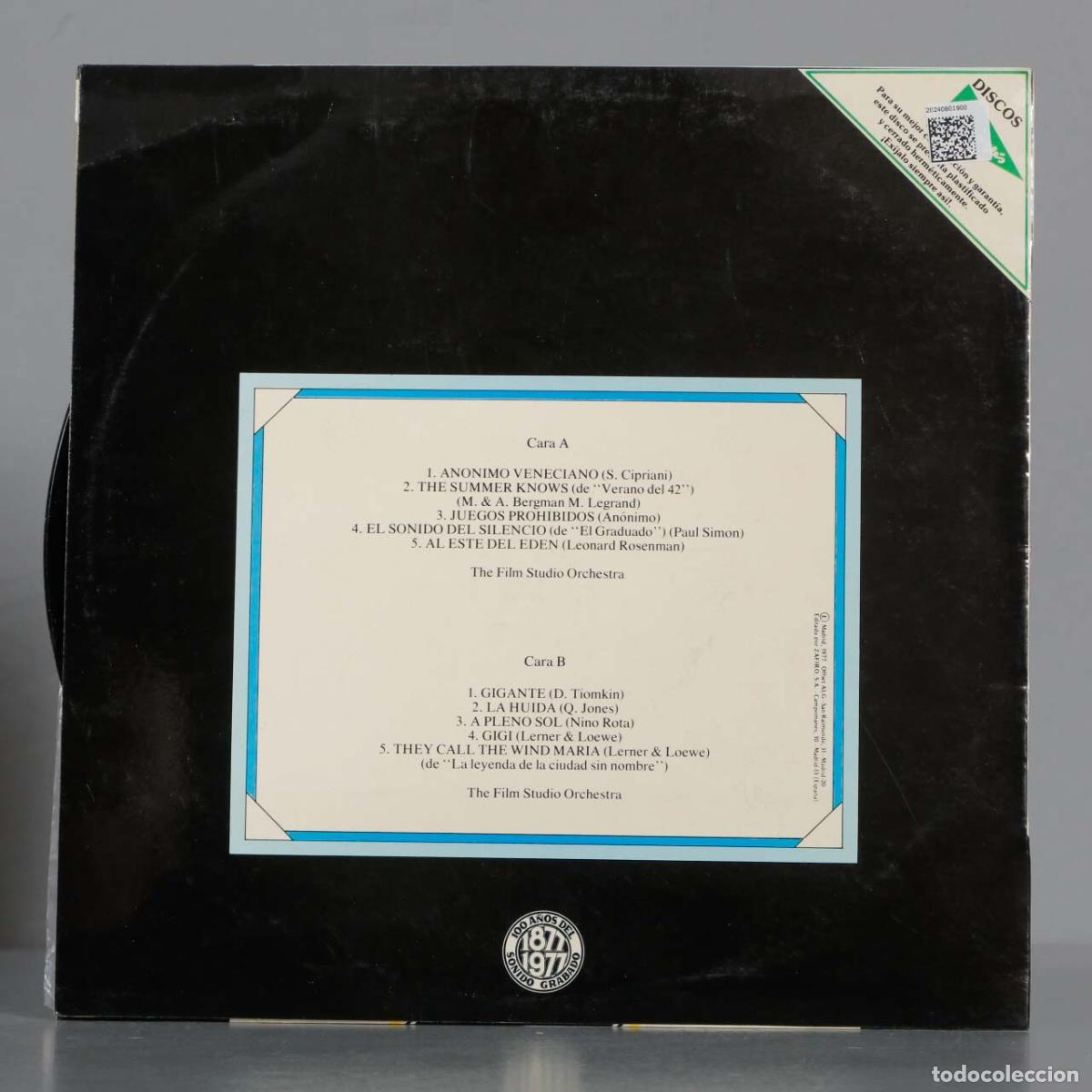Discos de vinilo: LP. The Film Studio Orchestra &ndash; &Eacute;xitos De Pel&iacute;culas - Foto 2