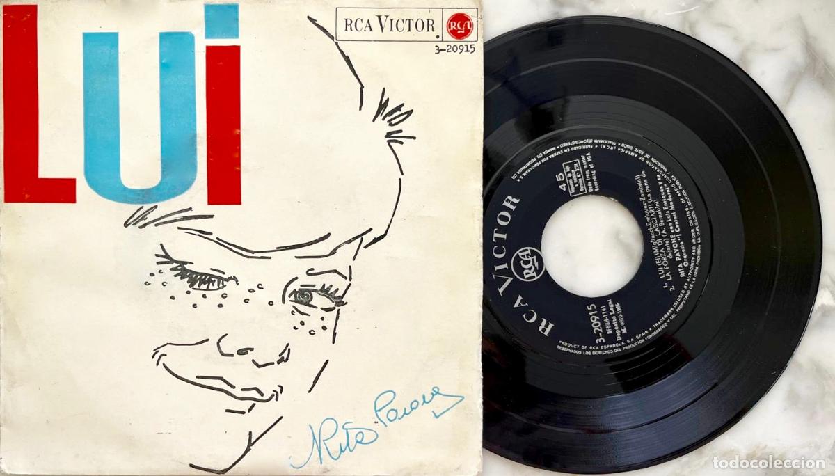 Discos de vinilo: RITA PAVONE, LUI + 3 TEMAS. EP ORIGINAL ESPA&Ntilde;A - Foto 1