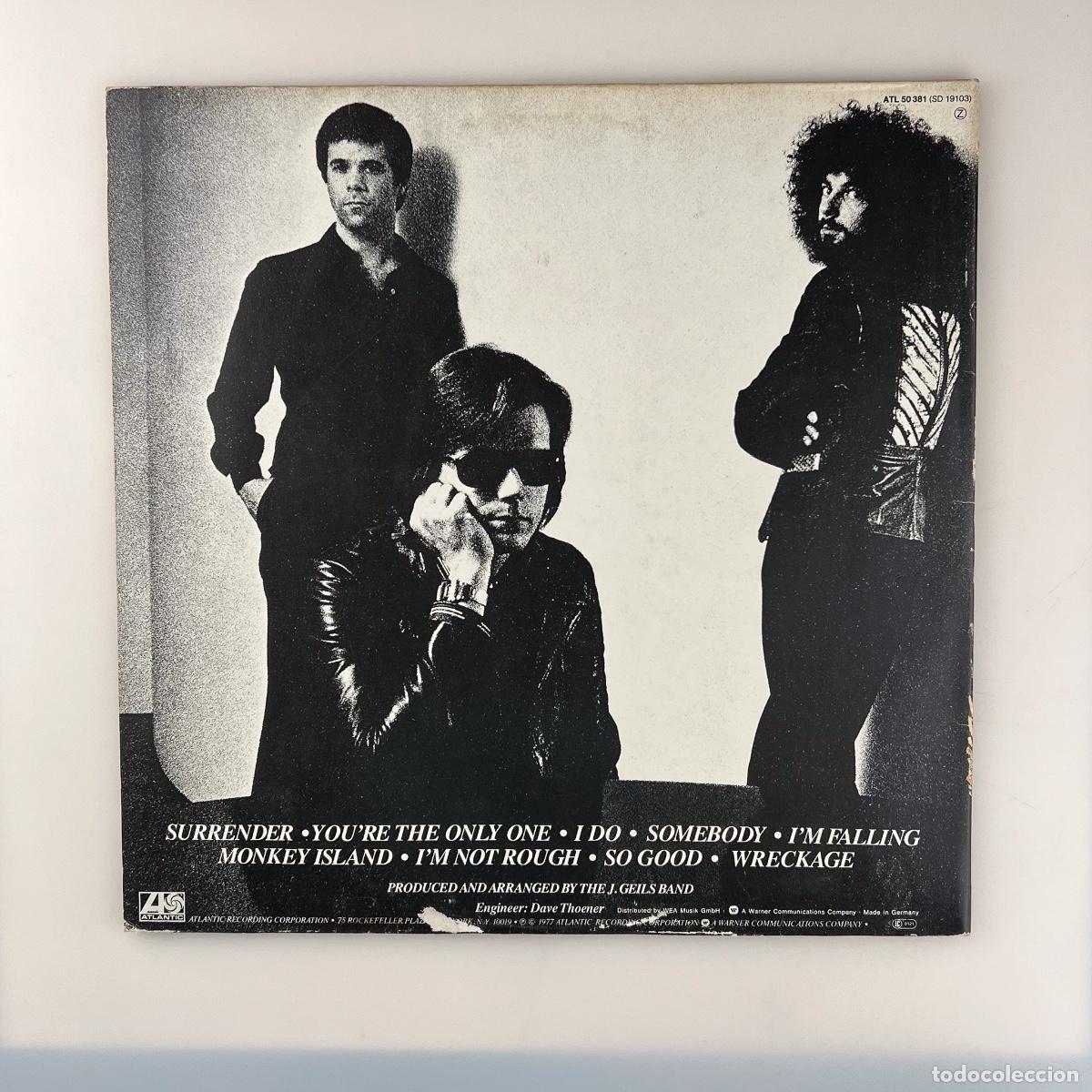 Discos de vinilo: LP. Geils. Monkey Island (G/VG+) - Foto 2