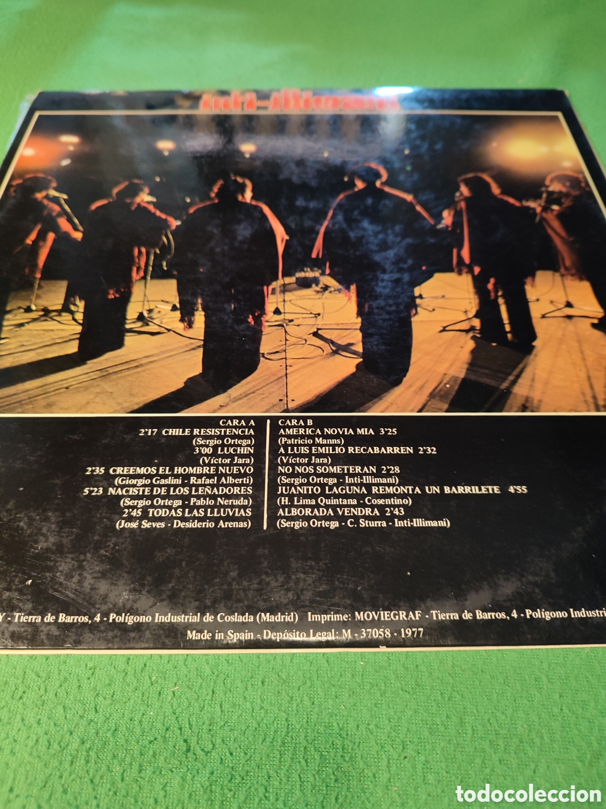 Discos de vinilo: Inti - Illimani - Resistencia Vinilo Lp - Foto 3