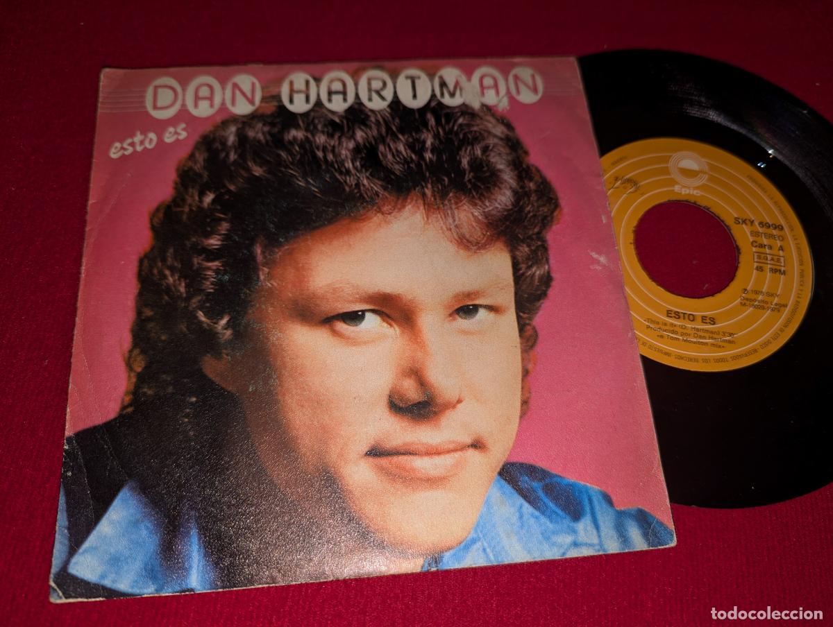 Discos de vinilo: DAN HARTMAN This Is It/Countdown 7 SINGLE 1979 Epic ESPA&Ntilde;A SPAIN - Foto 1