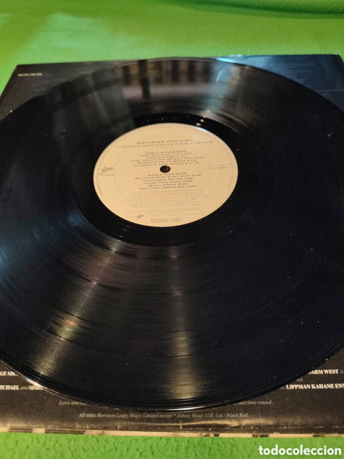 Discos de vinilo: George Michael - Listen whitout prejudice - Foto 3