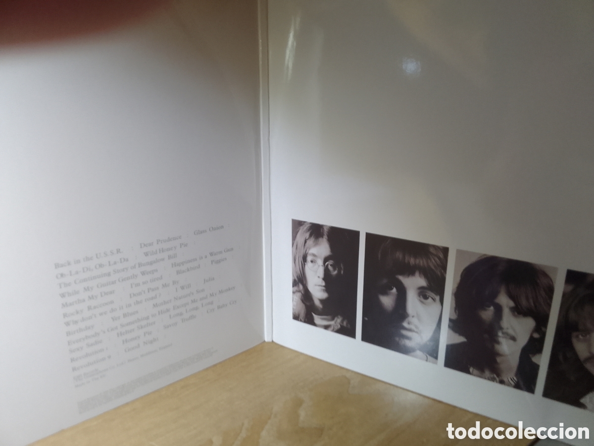 Discos de vinilo: THE BEATLES DOBLE BLANCO REEDICION INGLESA - Foto 2