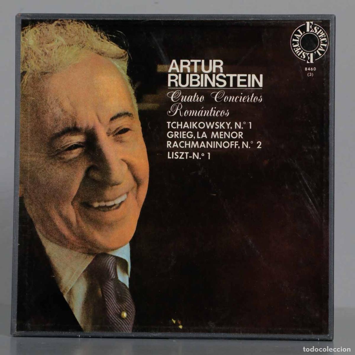 Discos de vinilo: LP. Artur Rubinstein &ndash; Cuatro Conciertos Rom&aacute;nticos - Foto 1