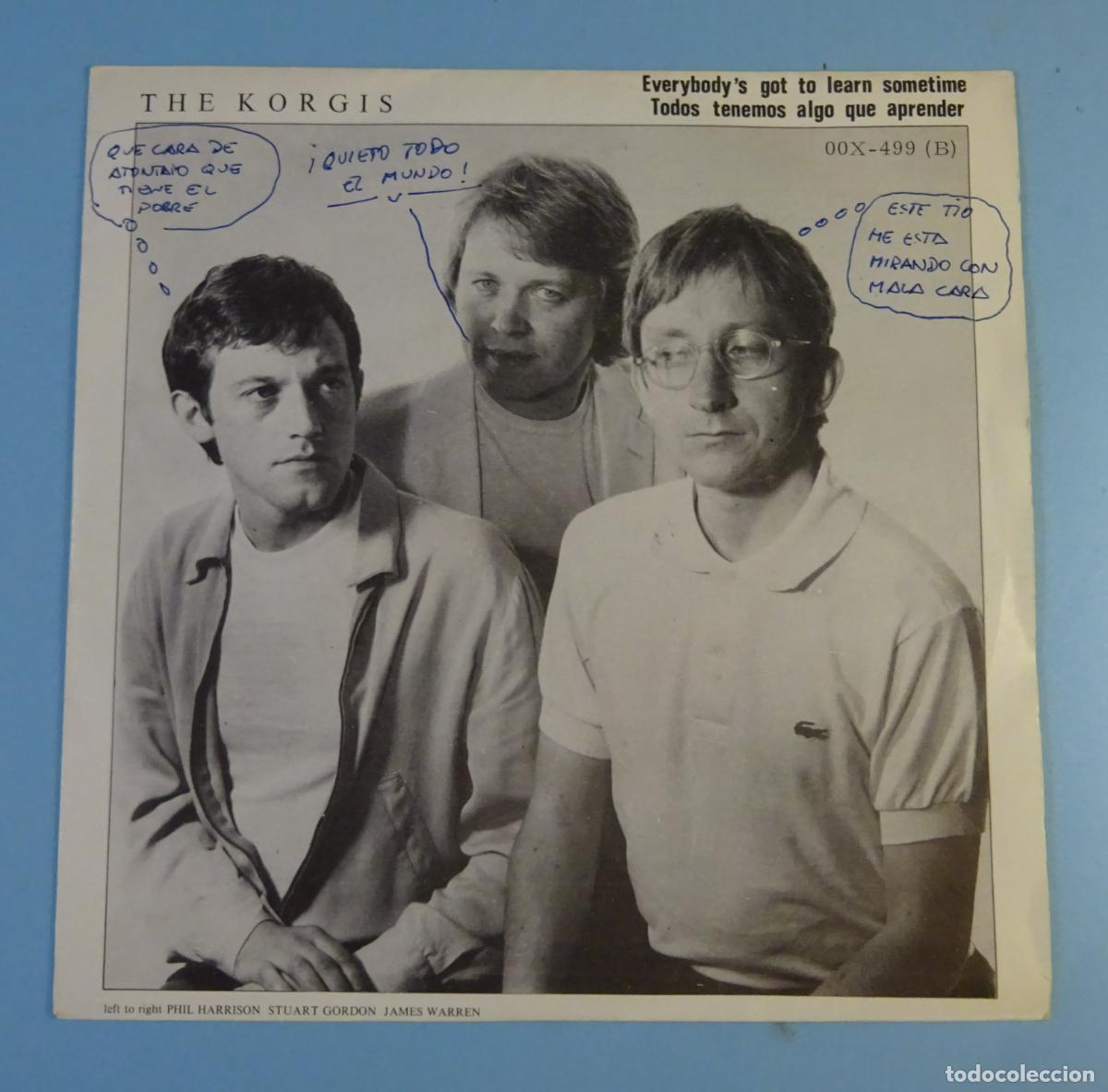 Discos de vinilo: THE KORGIS. EVERYBODYS GOT TO LEARN SOMETIME. SINGLE. SERDISCO 1981 - Foto 1