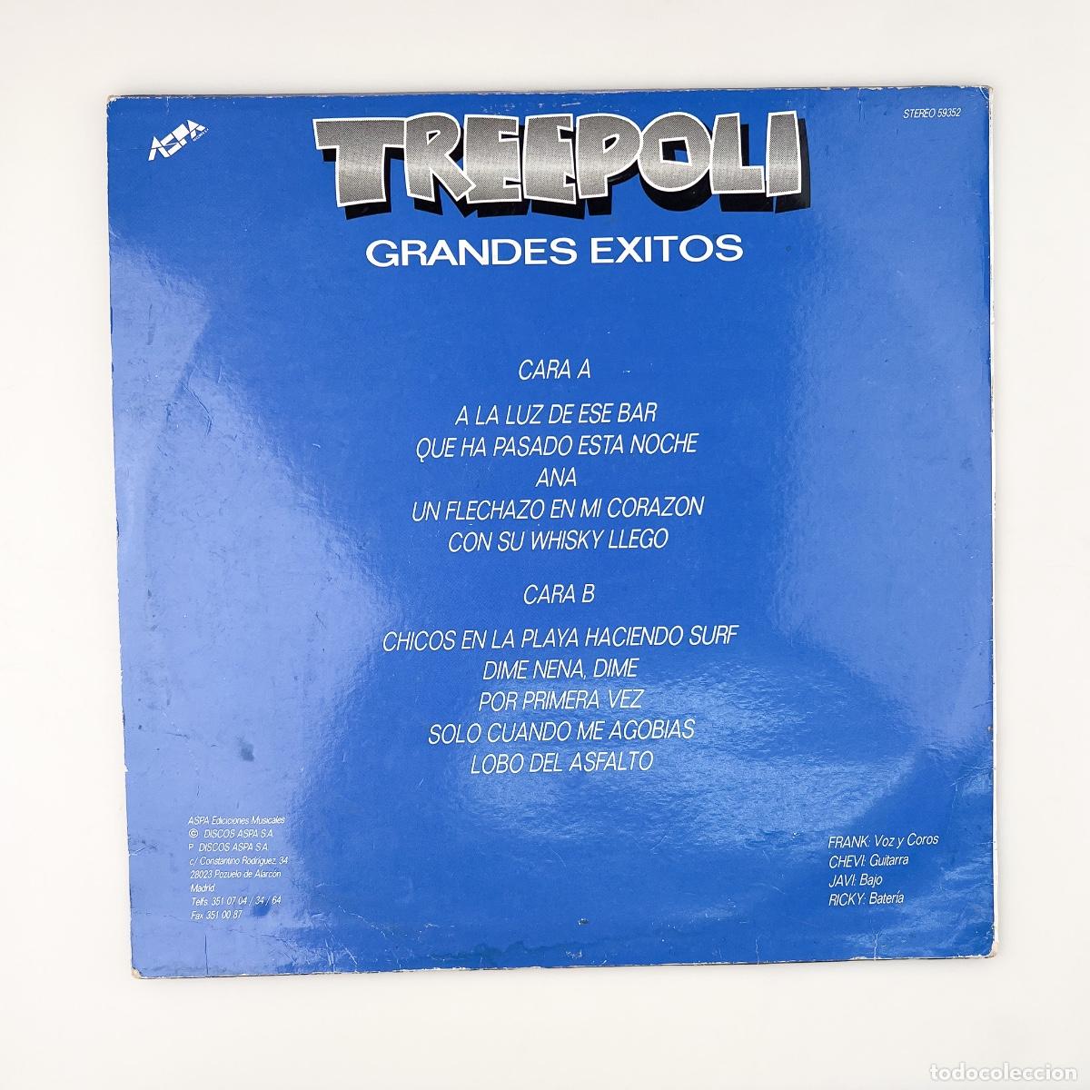 Discos de vinilo: LP. Treepoli. Grandes Exitos (VG+/VG+) - Foto 2