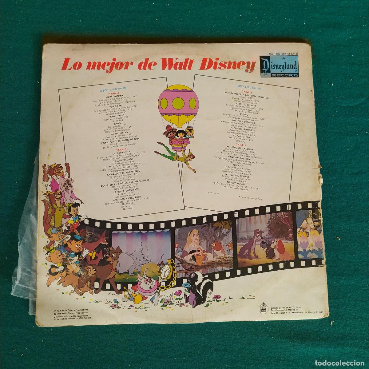 Discos de vinilo: Lo Mejor De Walt Disney - Foto 2