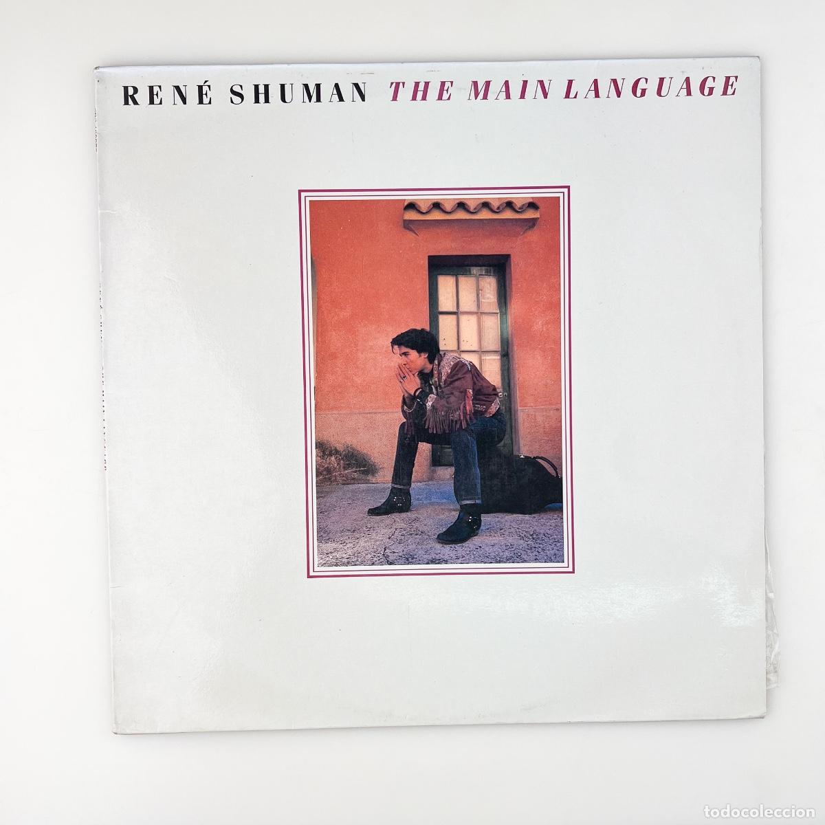 Discos de vinilo: LP. Ren&eacute; Shuman. The Main Language (VG+/VG+) - Foto 1
