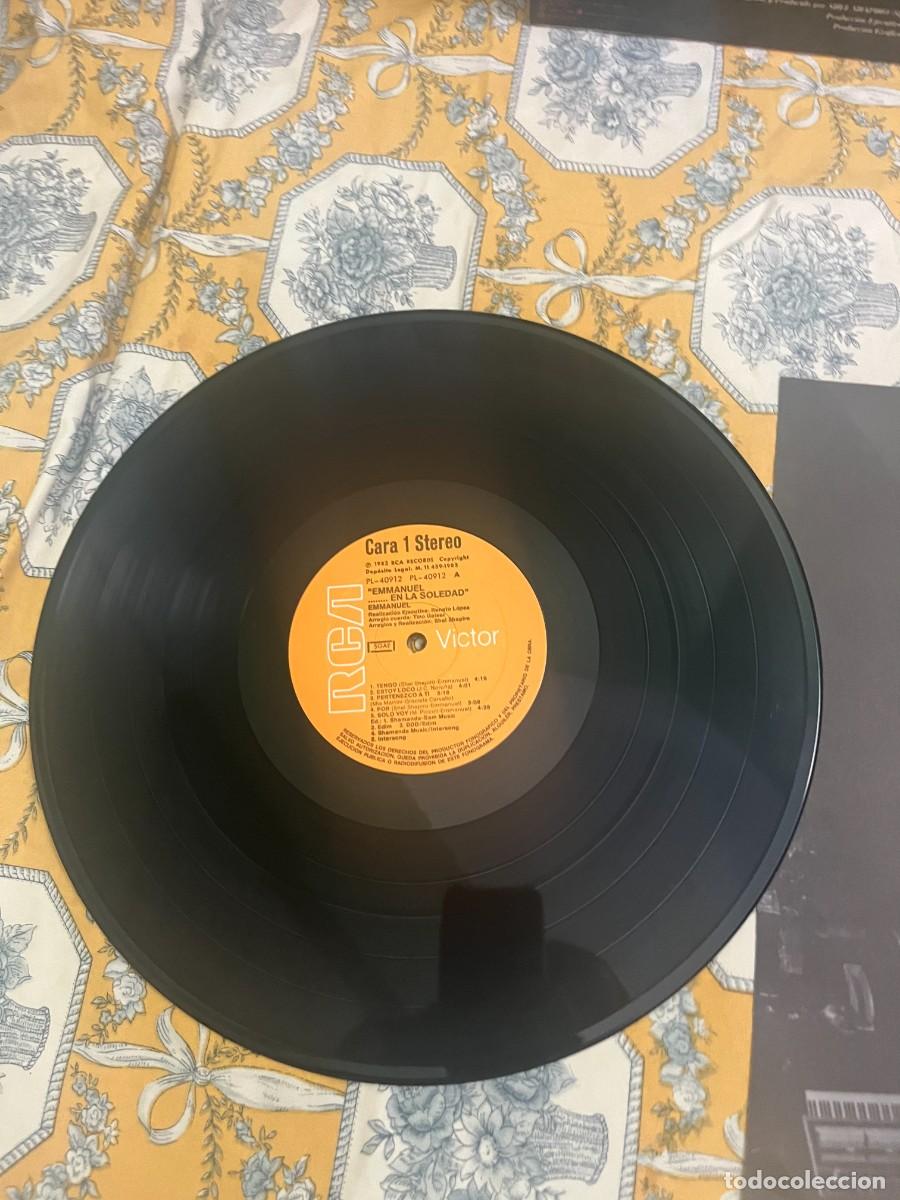 Discos de vinilo: Emmanuel &lrm;&ndash; En La Soledad... - Foto 3