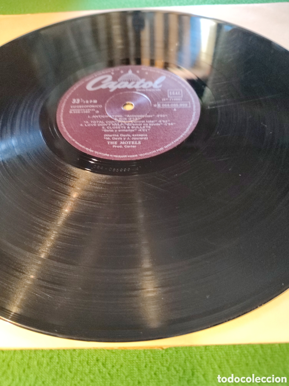 Discos de vinilo: The Motels - Motels Vinilo - Foto 3