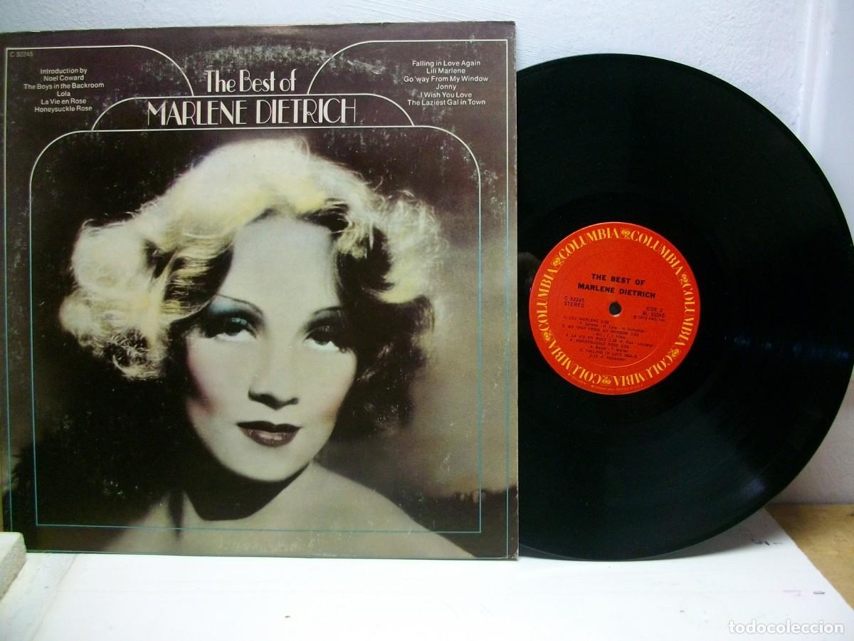 Discos de vinilo: Marlene Dietrich &ndash; The Best Of Marlene Dietrich LP - Foto 1