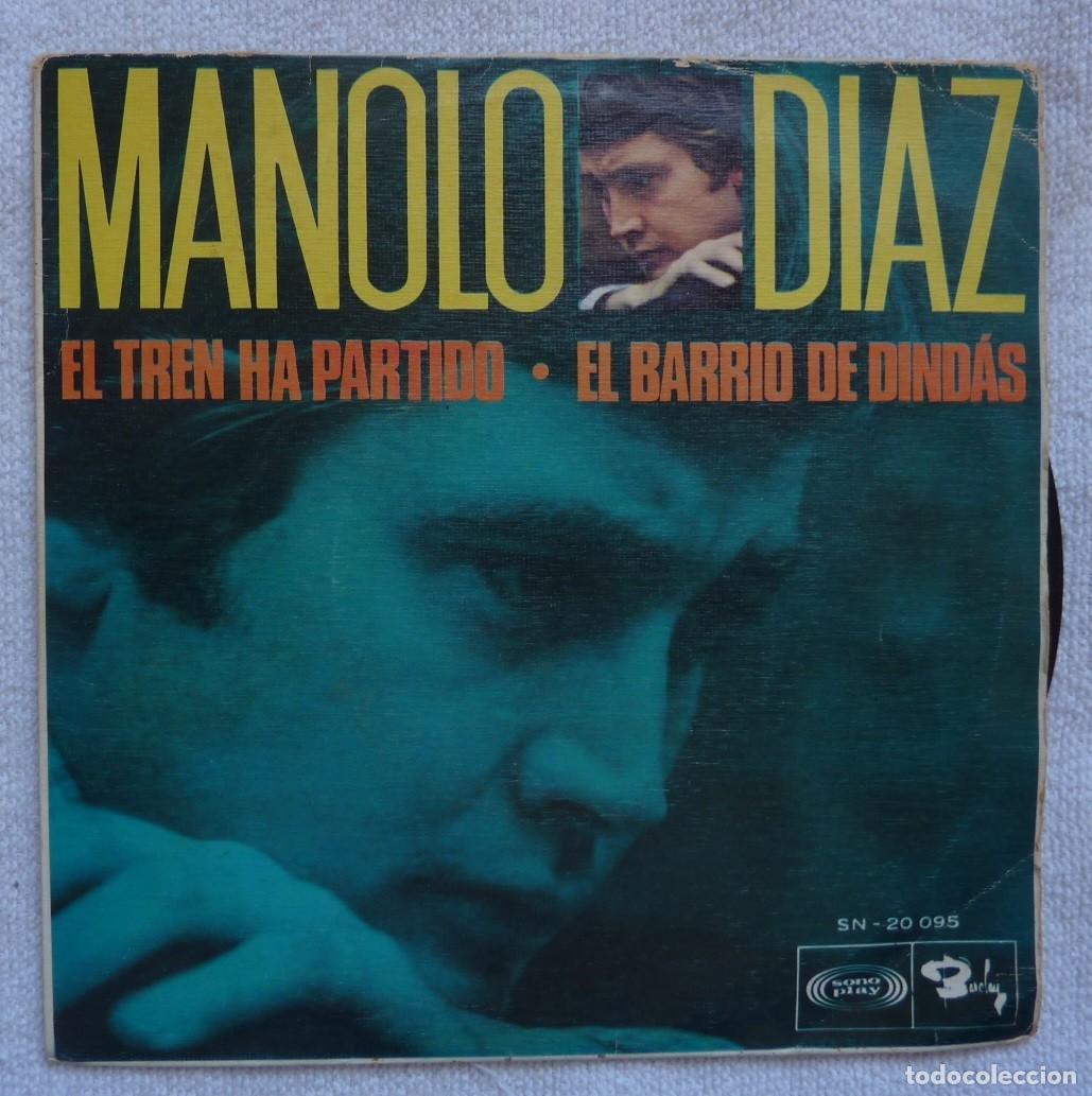 Discos de vinilo: MANOLO DIAZ // EL BARRIO DE DINDAS // 1968 // SINGLE - Foto 1