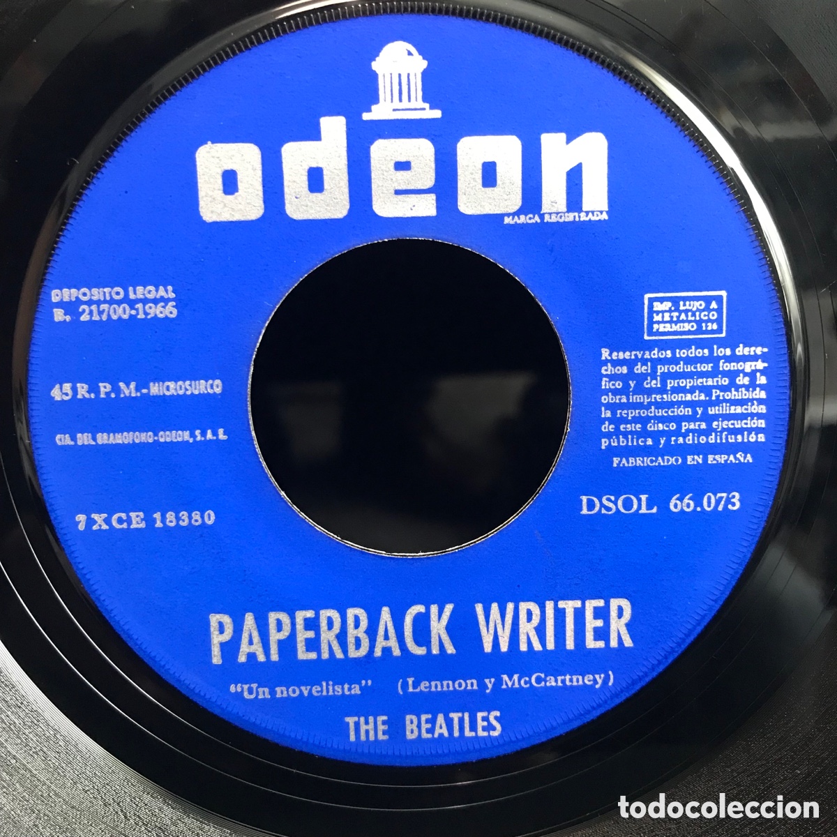 Discos de vinilo: The Beatles - Paperback Writer 1966 - Foto 5