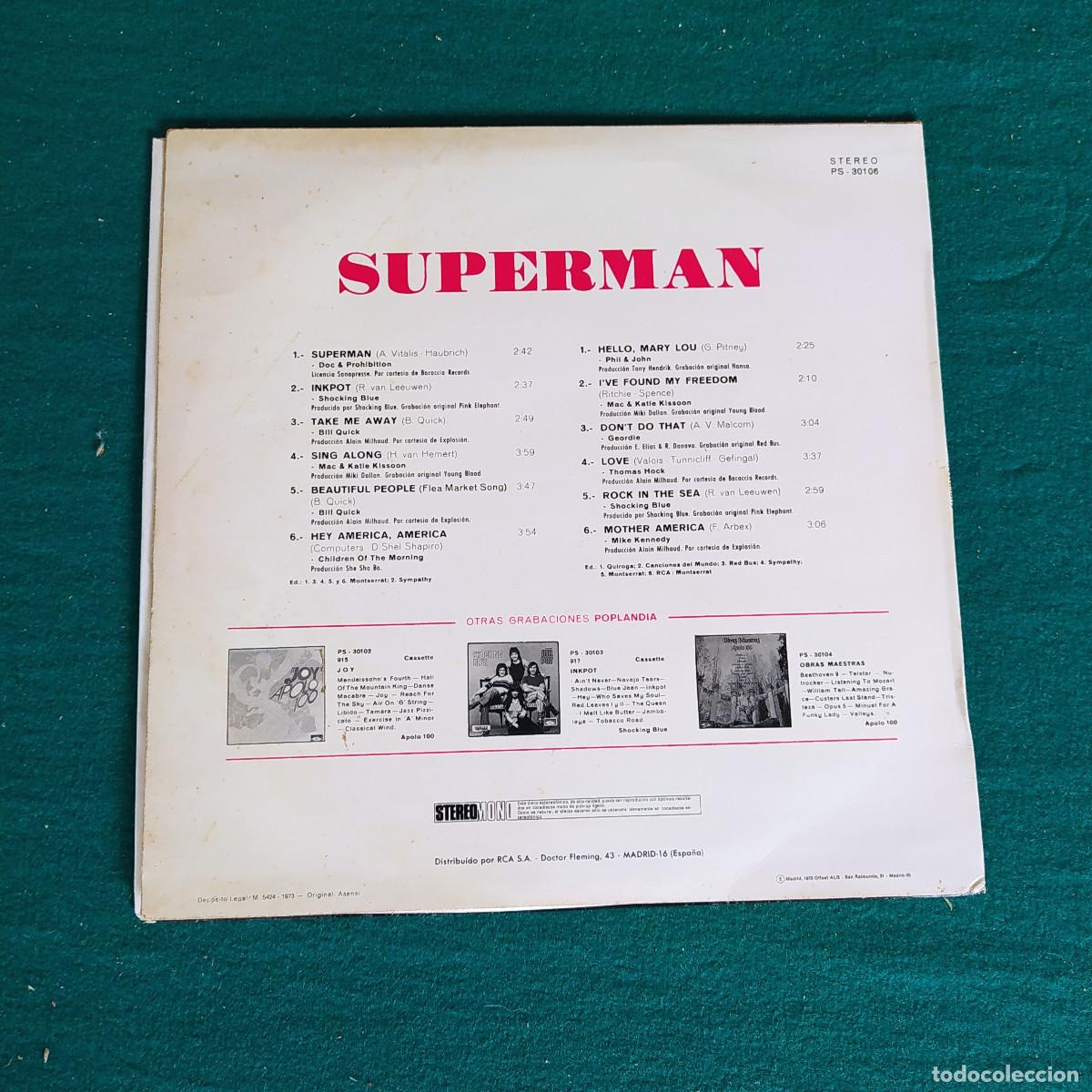 Discos de vinilo: Superman 1973 rock soul - Foto 2