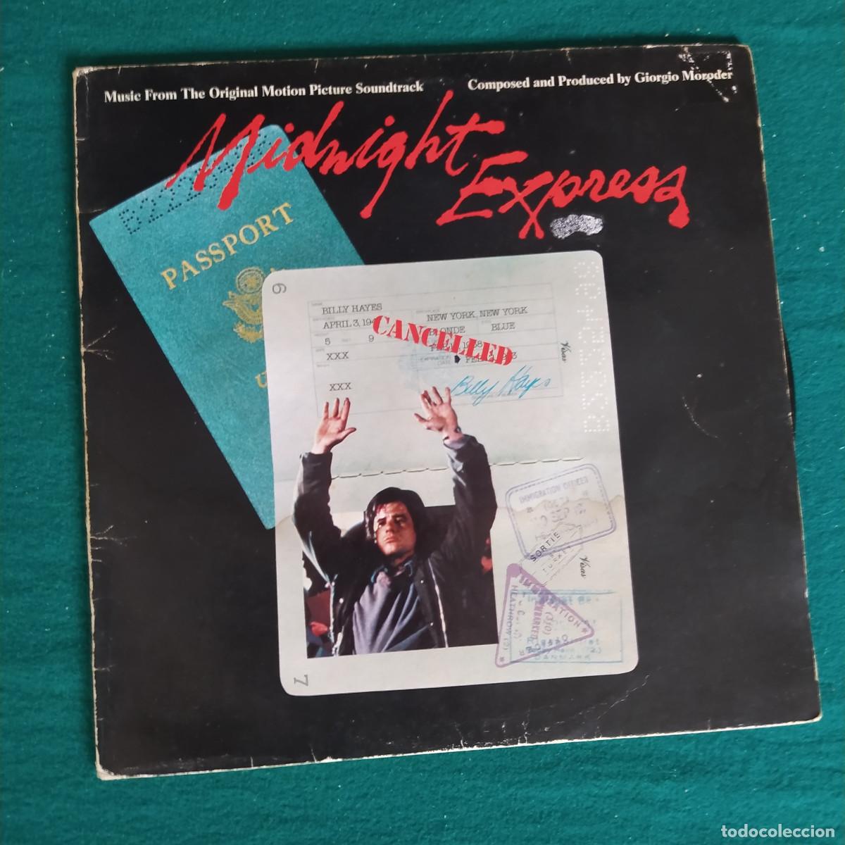 Discos de vinilo: Giorgio Moroder &ndash; El Expreso De Medianoche (Banda Sonora Original De La Pel&iacute;cula) - Foto 1