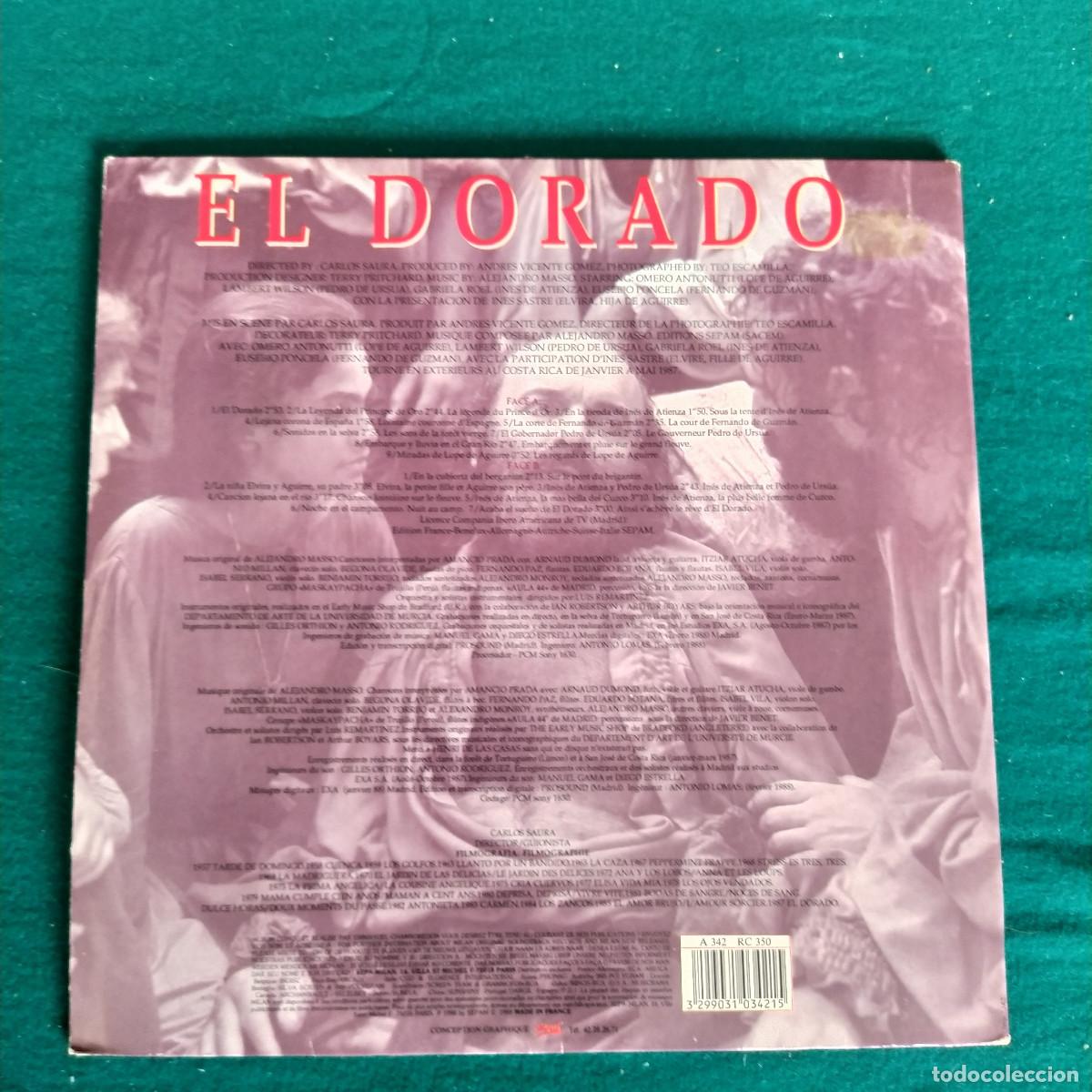 Discos de vinilo: Alejandro Masso &ndash; El Dorado - Foto 2
