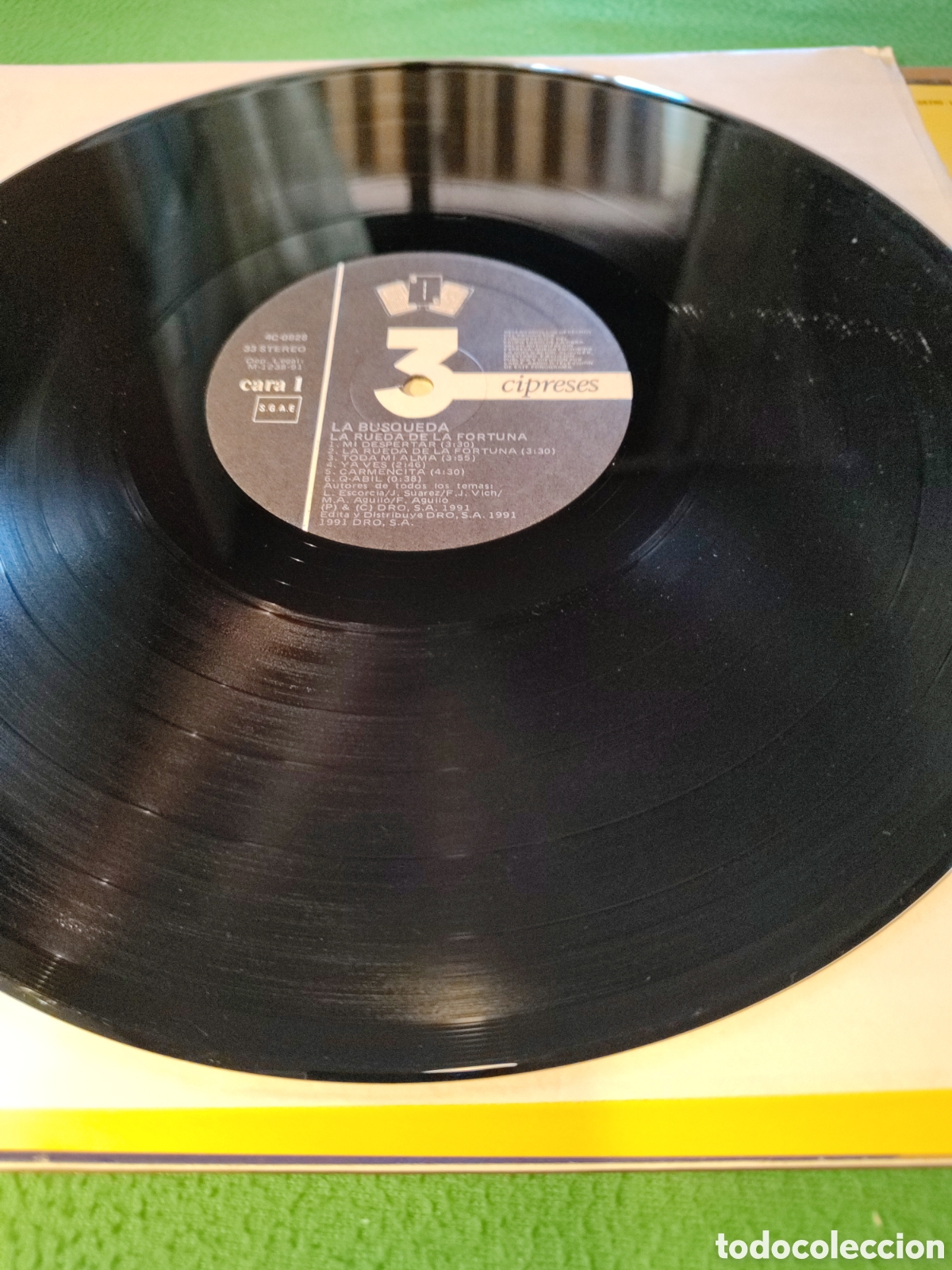 Discos de vinilo: La B&uacute;squeda - La rueda de la fortuna - Foto 3