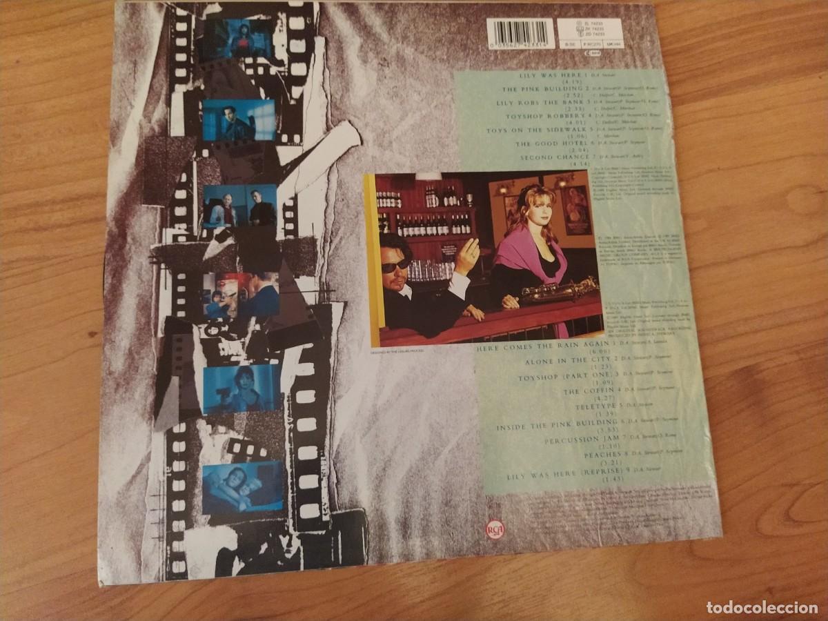 Discos de vinilo: DAVID A .STEWART -CANDY DULFER -LP LILY WAS HERE - Foto 2