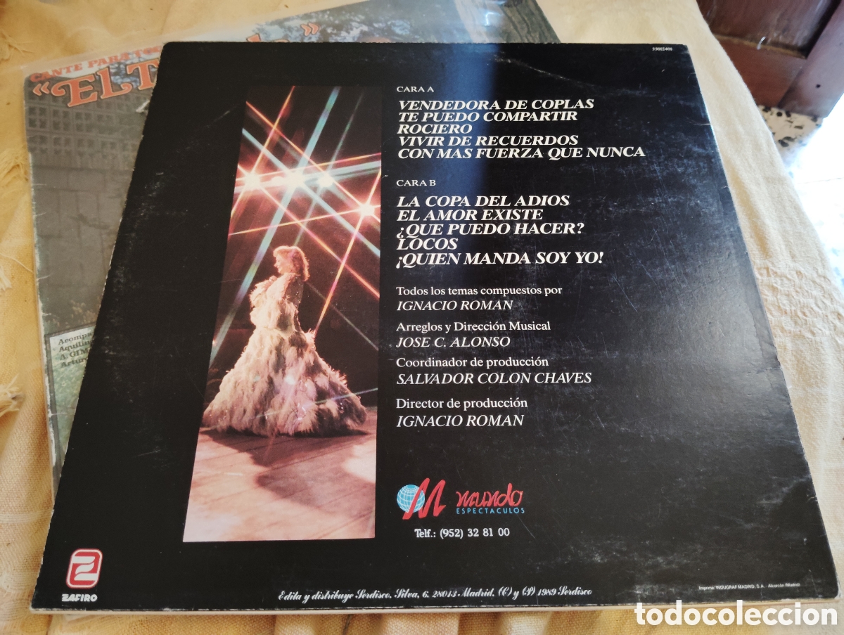 Discos de vinilo: MARIFE DE TRIANA - VENDEDORA DE COPLAS ( 1989 ) - Foto 2