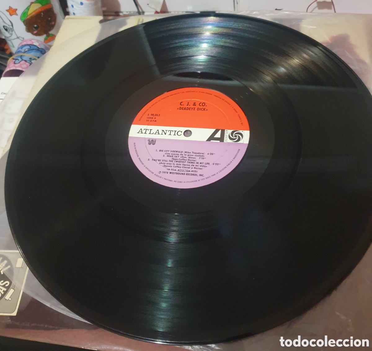 Discos de vinilo: C.J. & Co - Deadeye Dick - Foto 2