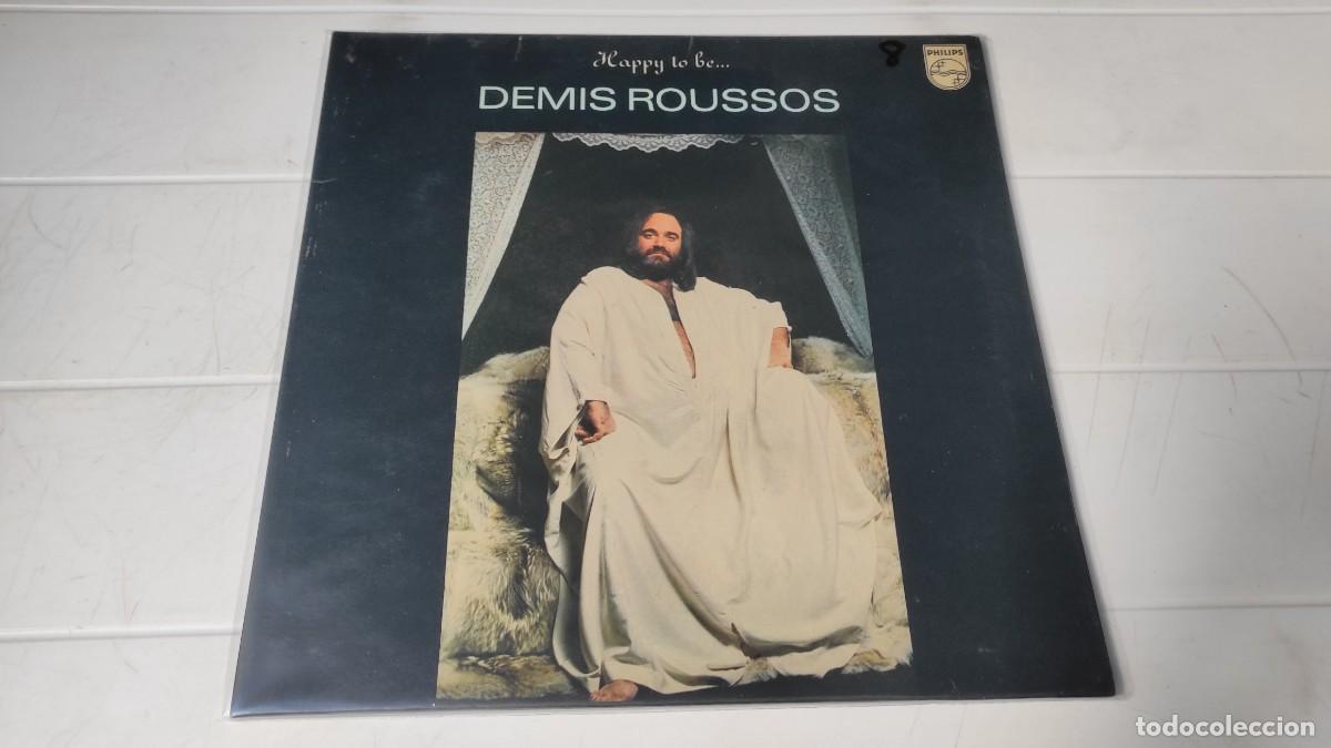 Discos de vinilo: LP DEMIS ROUSSOS - HAPPY TO BE... - Foto 1