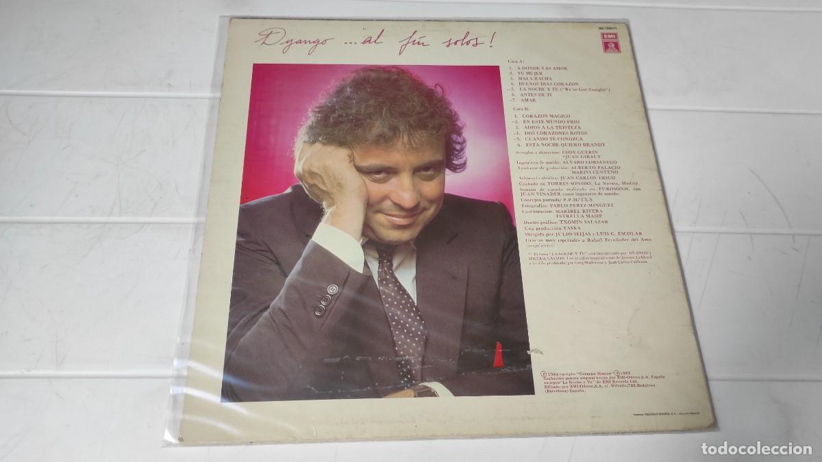 Discos de vinilo: LP DYANGO - A FIN SOLOS! - Foto 2