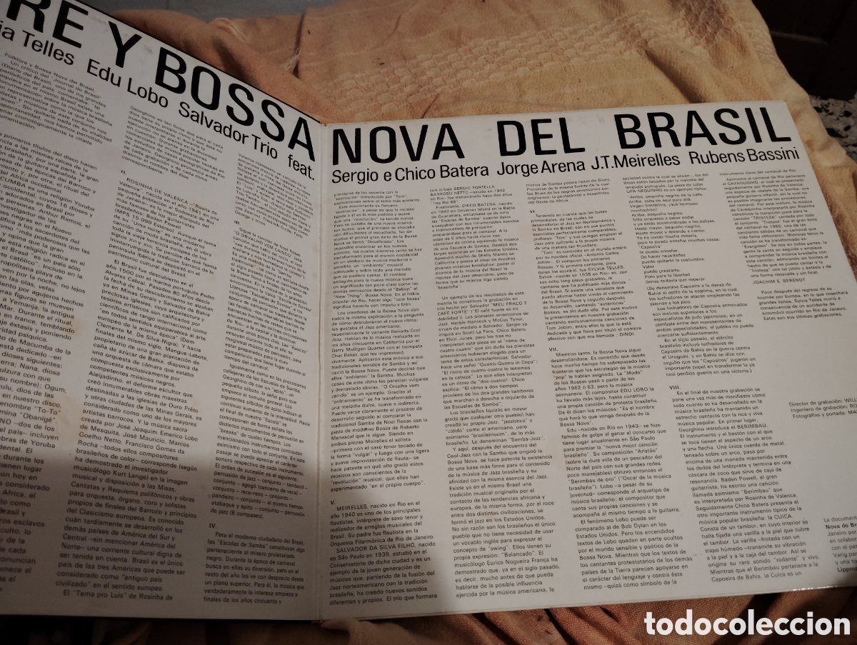 Discos de vinilo: FOLKLORE Y BOSSANOVA DEL BRASIL ( 1975 ) - Foto 2
