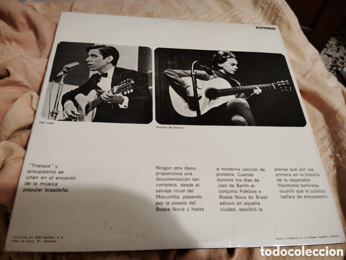 Discos de vinilo: FOLKLORE Y BOSSANOVA DEL BRASIL ( 1975 ) - Foto 3