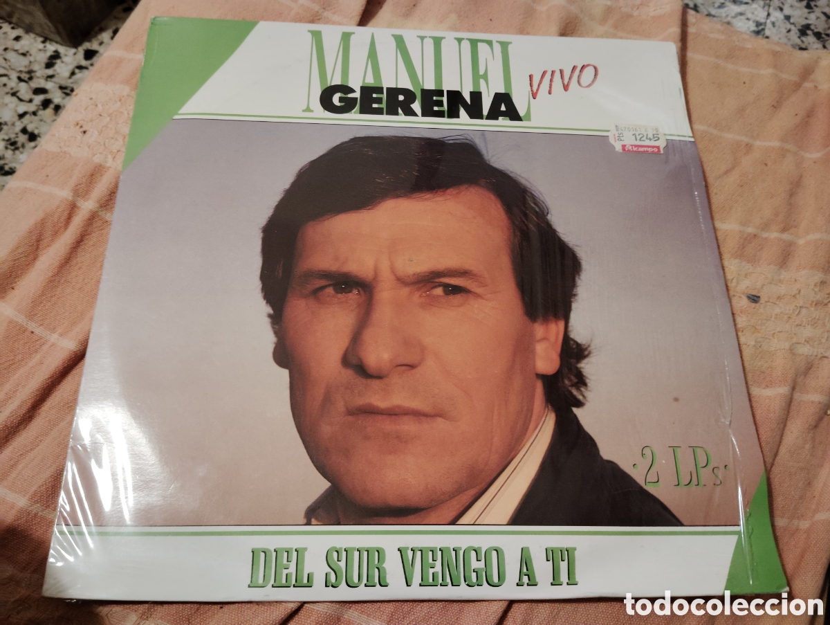 Discos de vinilo: MANUEL GERENA - DEL SUR VENGO A TI ( 1989) - Foto 1