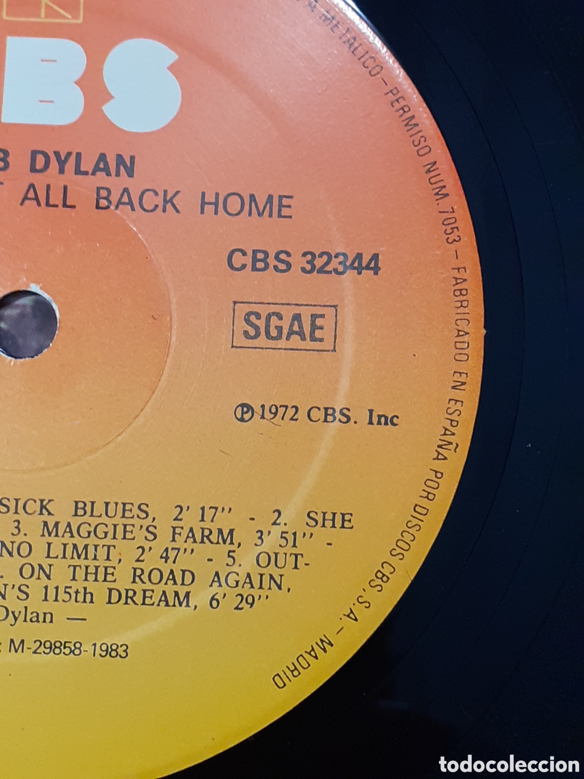 Discos de vinilo: Bob Dylan. Bringing it allback home. - Foto 5