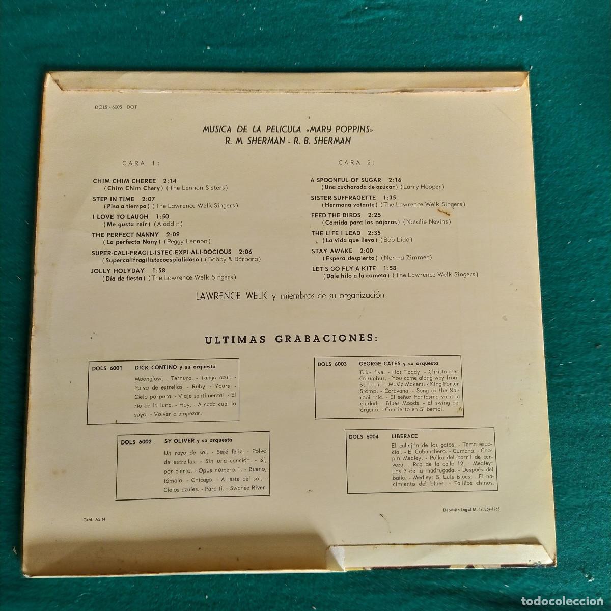 Discos de vinilo: Lawrence Welk &ndash; Mary Poppins - Foto 2