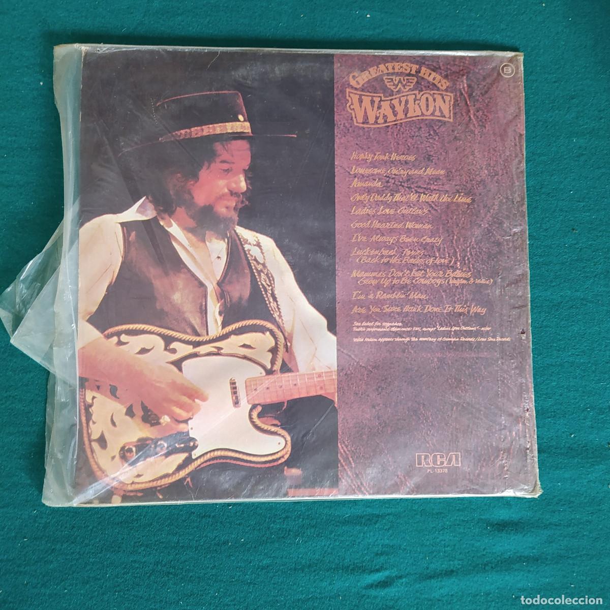Discos de vinilo: Waylon Jennings &ndash; Waylon Greatest Hits - Foto 2