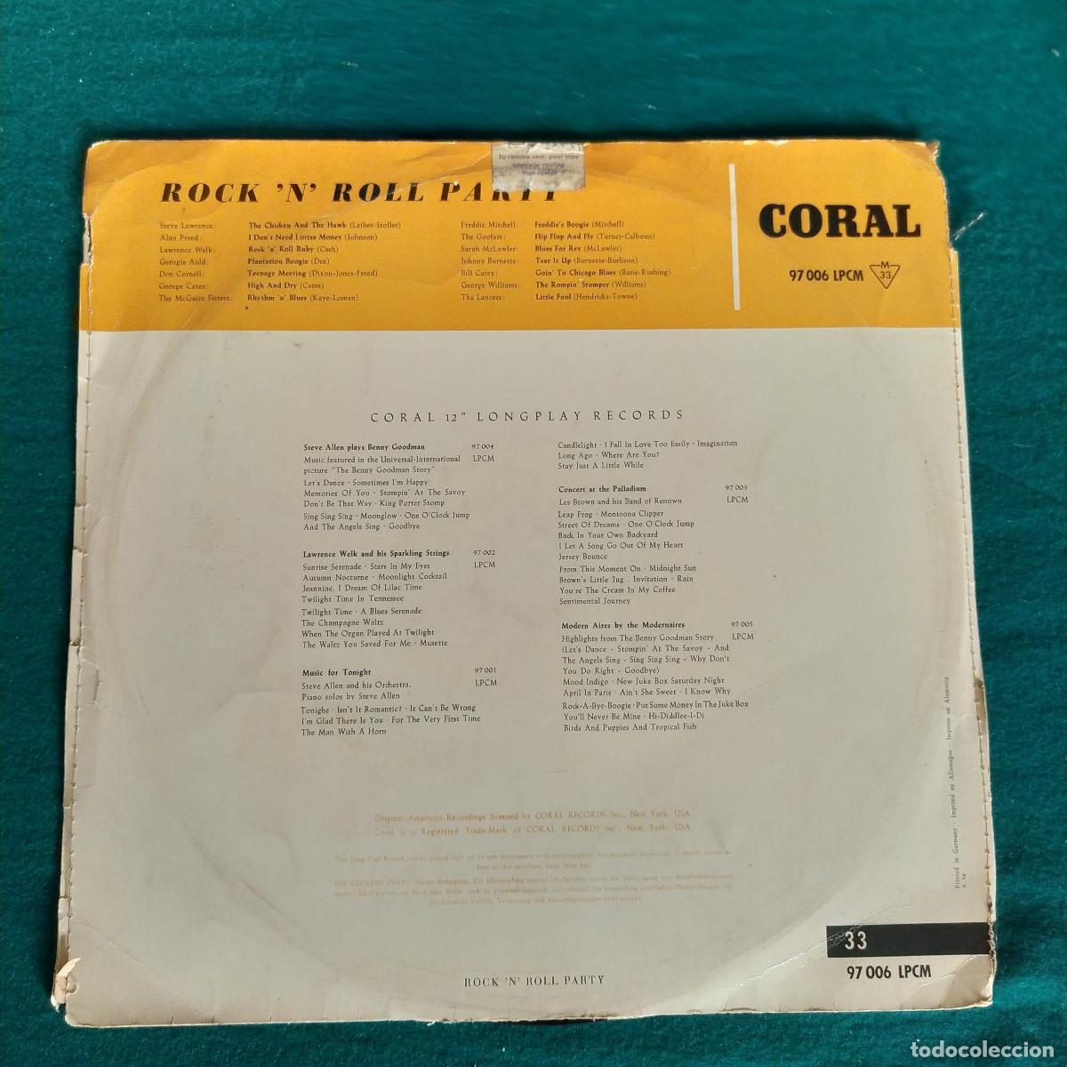 Discos de vinilo: Rock N Roll Party 1956 - Foto 2