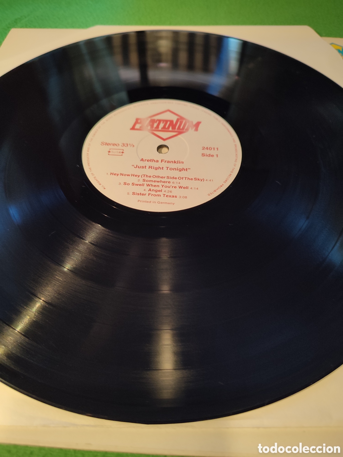 Discos de vinilo: Aretha Franklin - Just right tonight - Foto 3