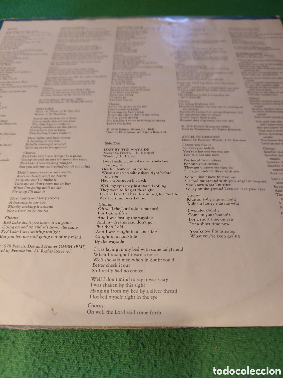 Discos de vinilo: Lake - Lake II Vinilo Lp 1978 - Foto 2