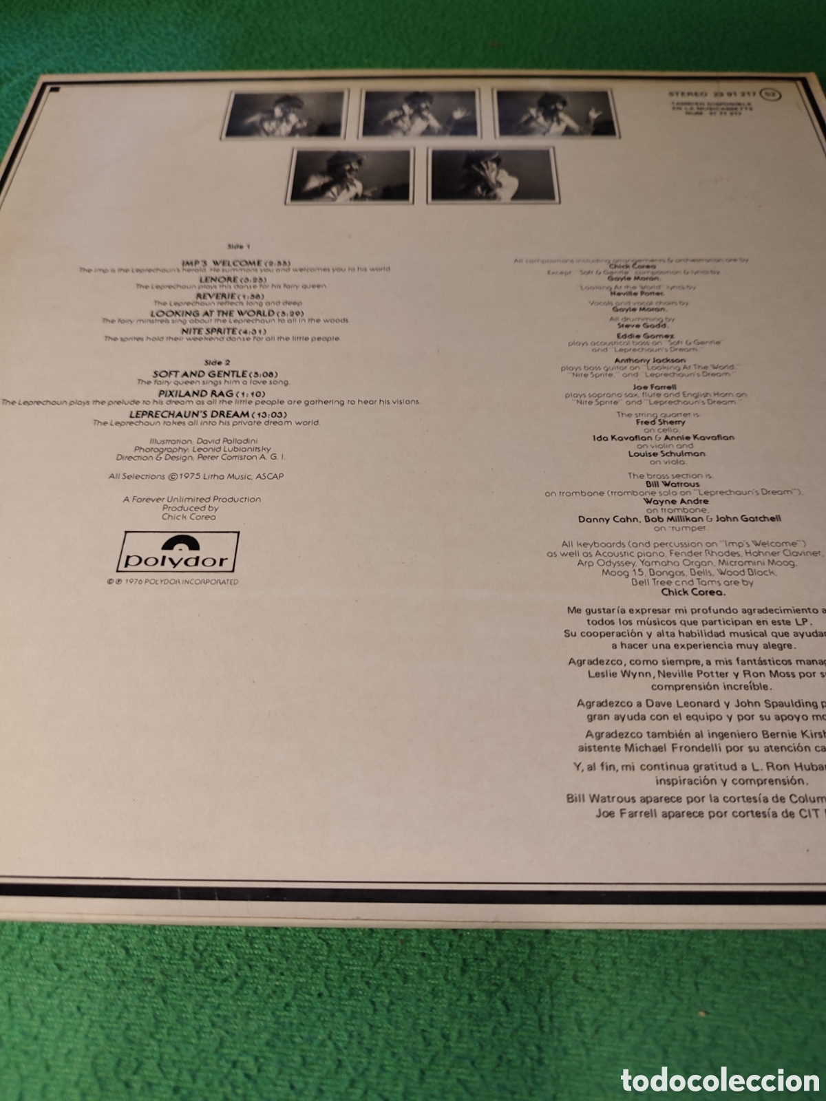 Discos de vinilo: Chick Corea - The Leprechaun Vinilo Lp - Foto 2