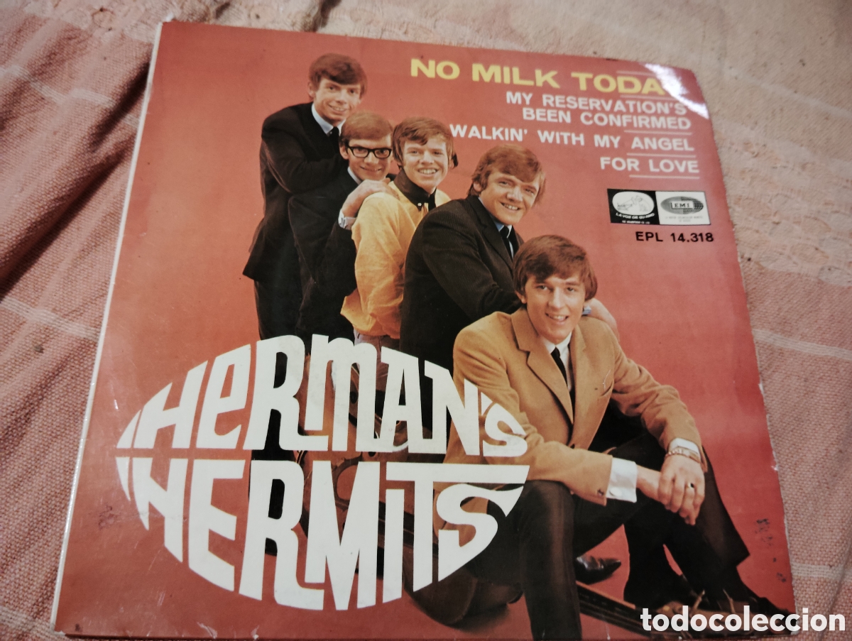 Discos de vinilo: HERMANS HERMITS - NO MILK TODAY / ETC... (1966 ) - Foto 1