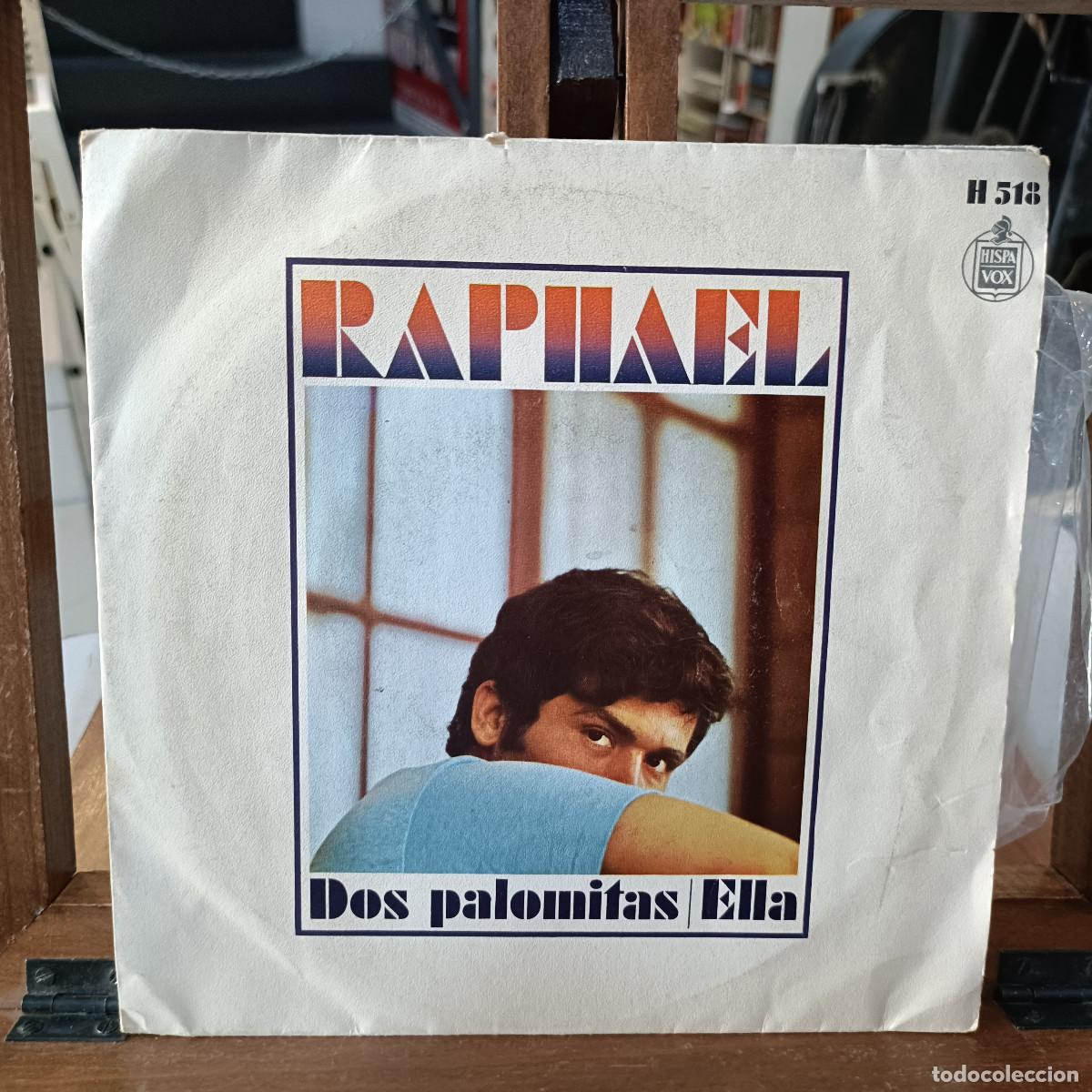 Discos de vinilo: Raphael - Dos Palomitas / Ella - Single - Sello, HispaVox. 1969 - Foto 1