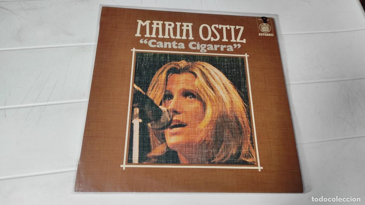 Discos de vinilo: LP MAR&Iacute;A OSTIZ - CANTA CIGARRA - Foto 1