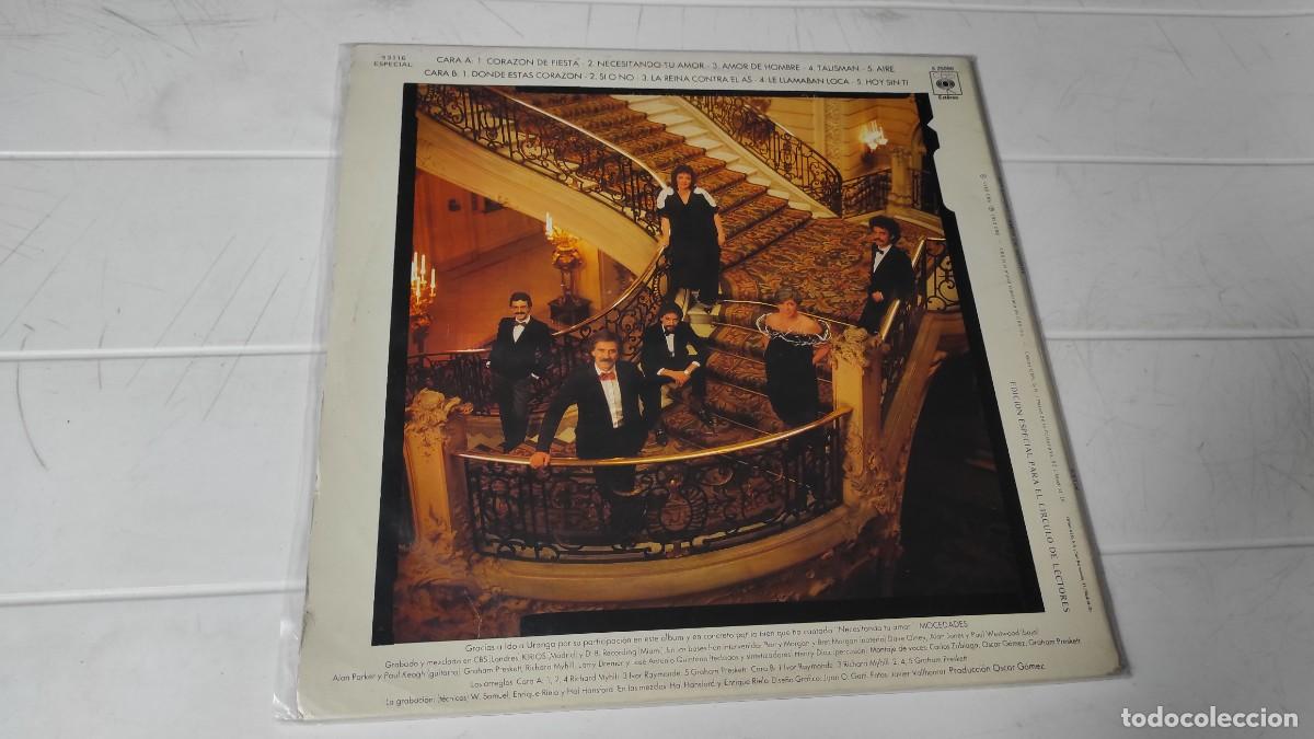 Discos de vinilo: LP MOCEDADES - AMOR DE HOMBRE - Foto 2