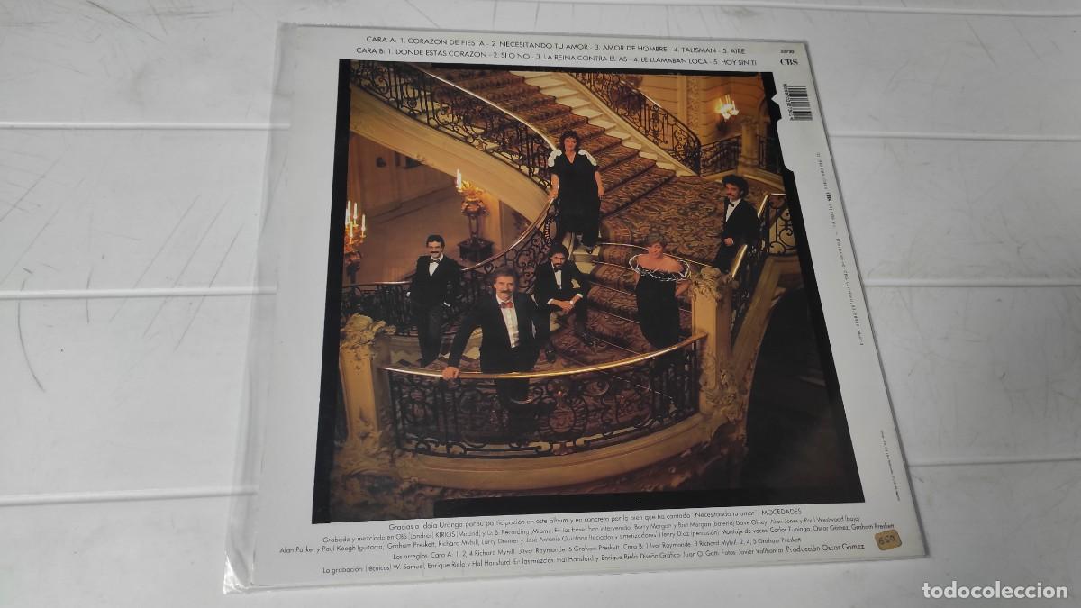 Discos de vinilo: LP MOCEDADES - AMOR DE HOMBRE - Foto 2