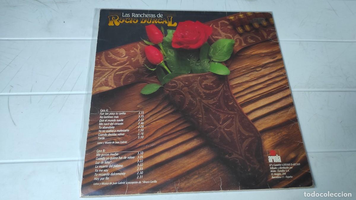 Discos de vinilo: LP ROCIO DURCAL - LAS RANCHERAS DE... - Foto 2