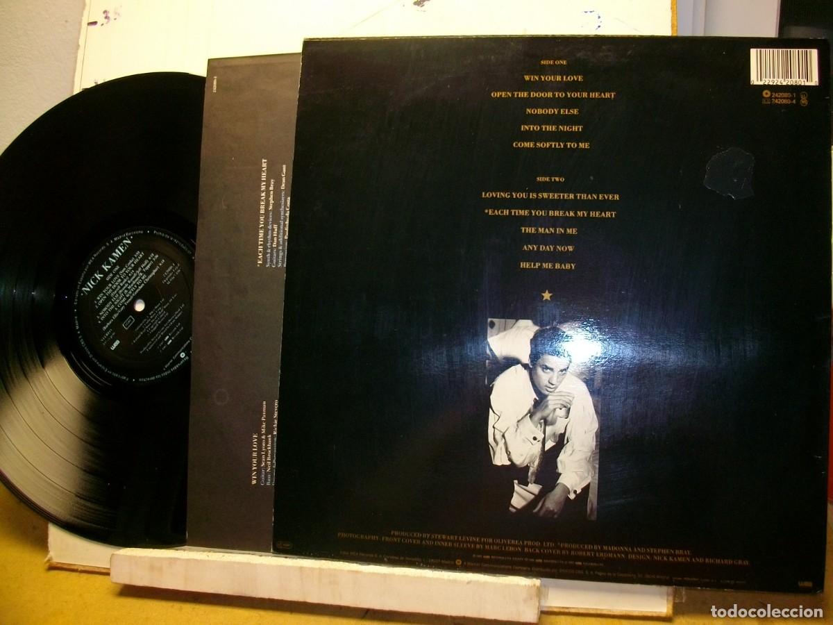 Discos de vinilo: Nick Kamen :Same (1987) LP - Foto 2