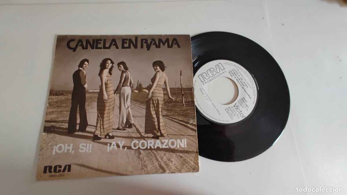 Discos de vinilo: CANELA EN RAMA-SINGLE OH SI - Foto 1