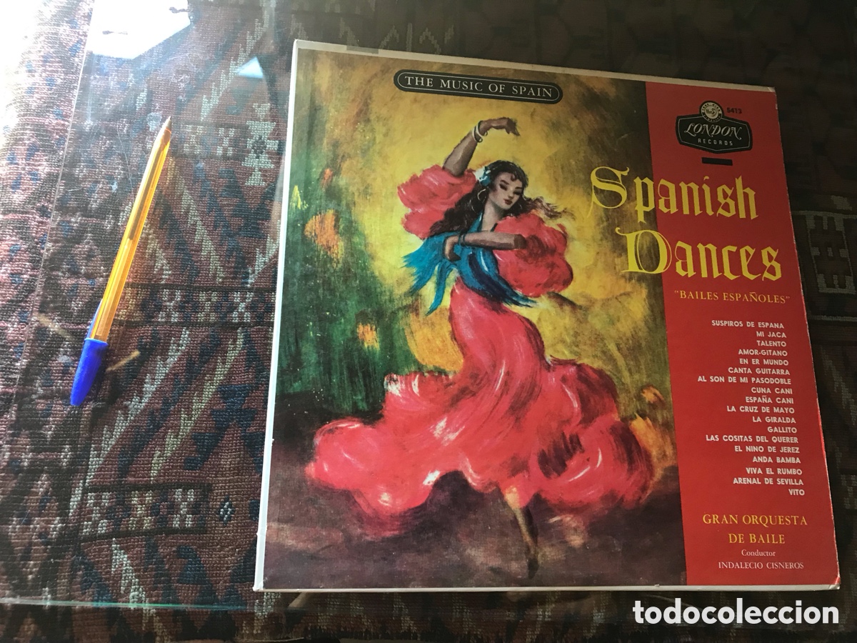 Discos de vinilo: Spanish dances. Bailes espa&ntilde;oles. - Foto 1