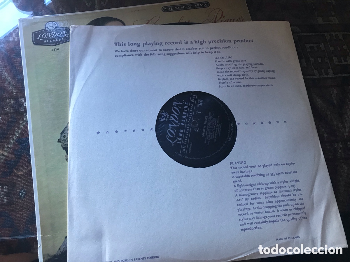 Discos de vinilo: Conchita Piquer. Indalecio Cisneros. - Foto 4