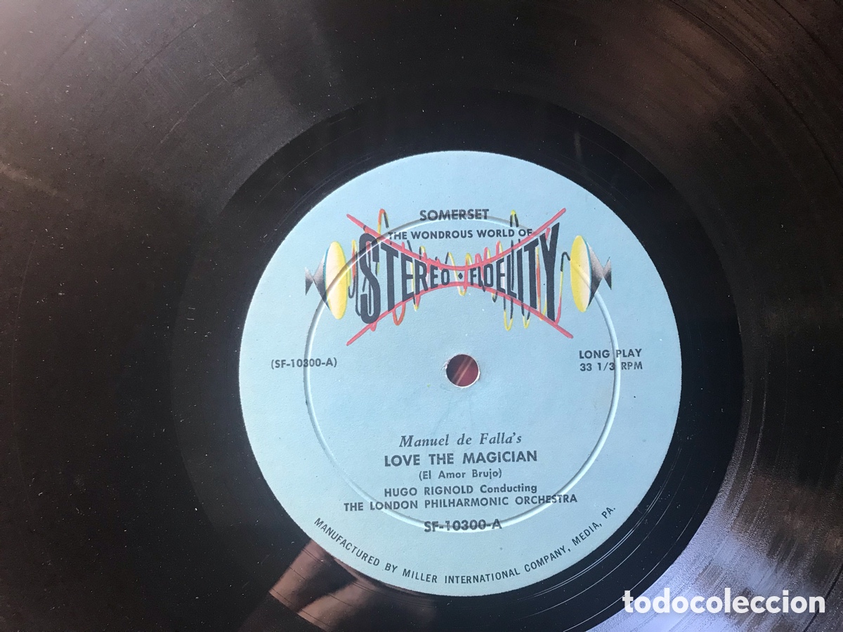 Discos de vinilo: De Falla. Hugo Rignol. Muy dif&iacute;cil - Foto 3